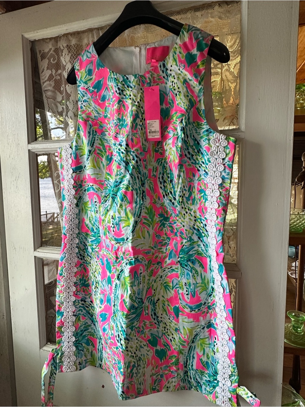 Lilly Pulitzer Sleeveless Midi Dress in Pink, Green, Blue
